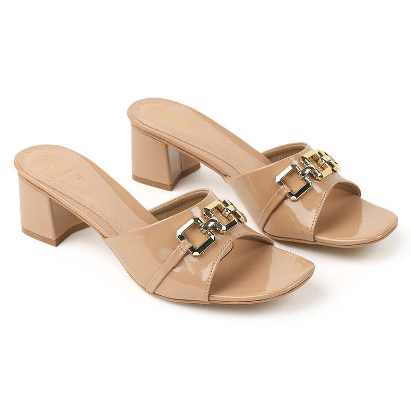 ZOLT Heel Block Heel Sandals -MX-112