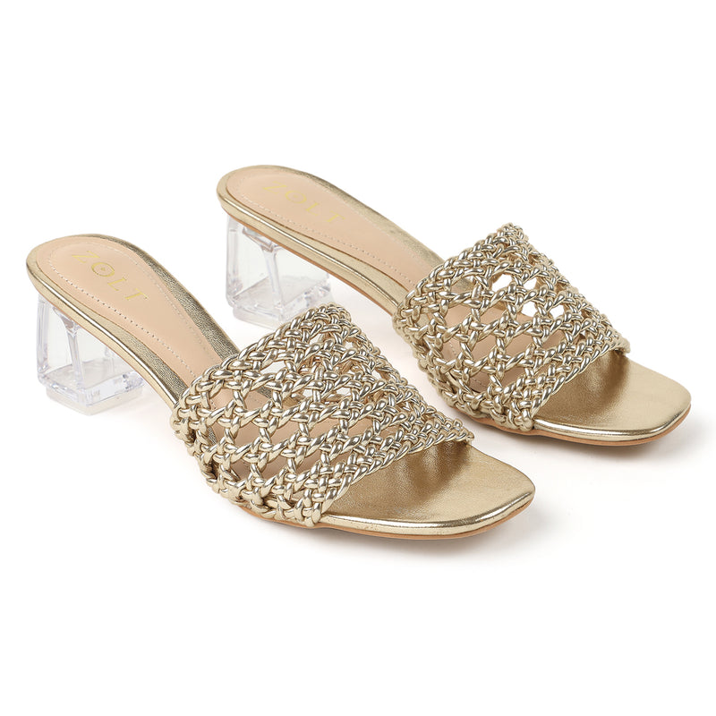 ZOLT Heel Crystal Clear Heels - ZHMS-MX-27