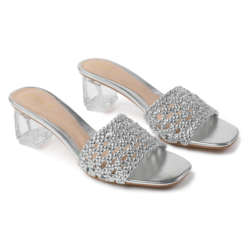 ZOLT Heel Crystal Clear Heels - ZHMS-MX-27