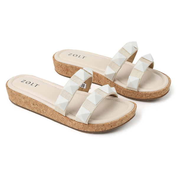 ZOLT Platform Sandals: Stylish Slip-On Flats for Casual Summer Wear - ZP-9914