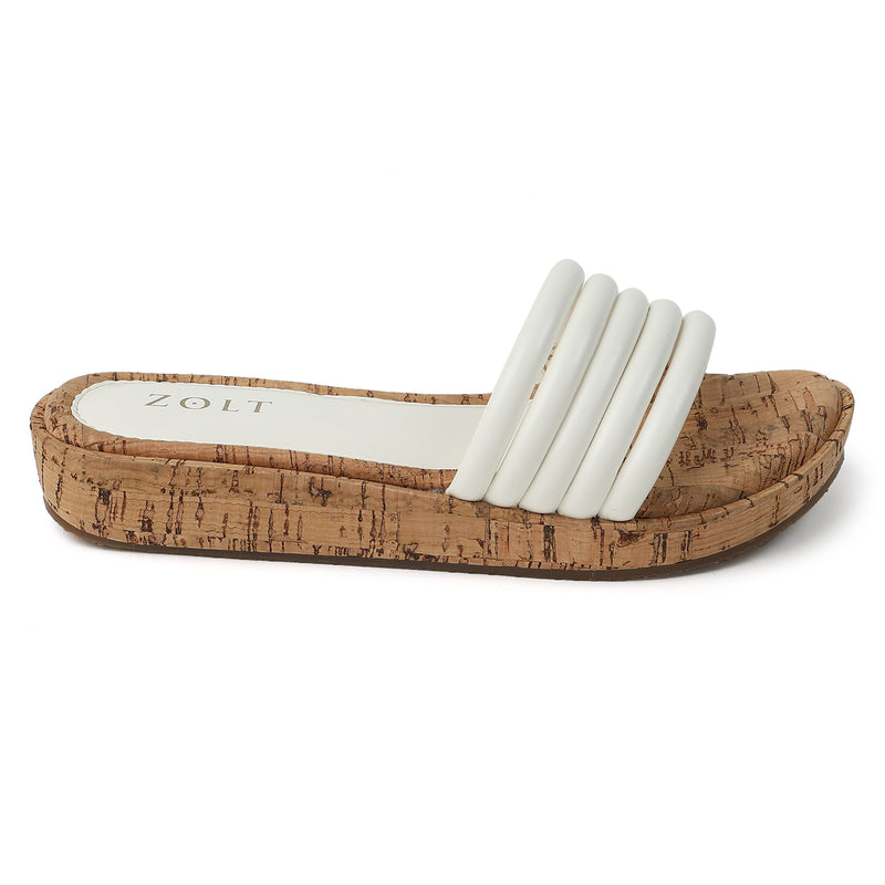 ZOLT Wedges: Comfortable & Stylish Flat Slide Sandals - ZW-9916