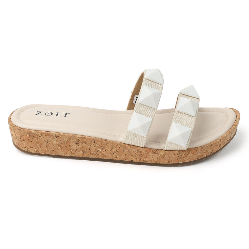 ZOLT Platform Sandals: Stylish Slip-On Flats for Casual Summer Wear - ZP-9914