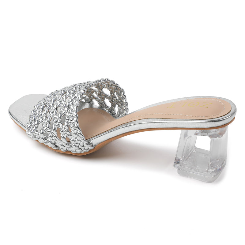 ZOLT Heel Crystal Clear Heels - ZHMS-MX-27