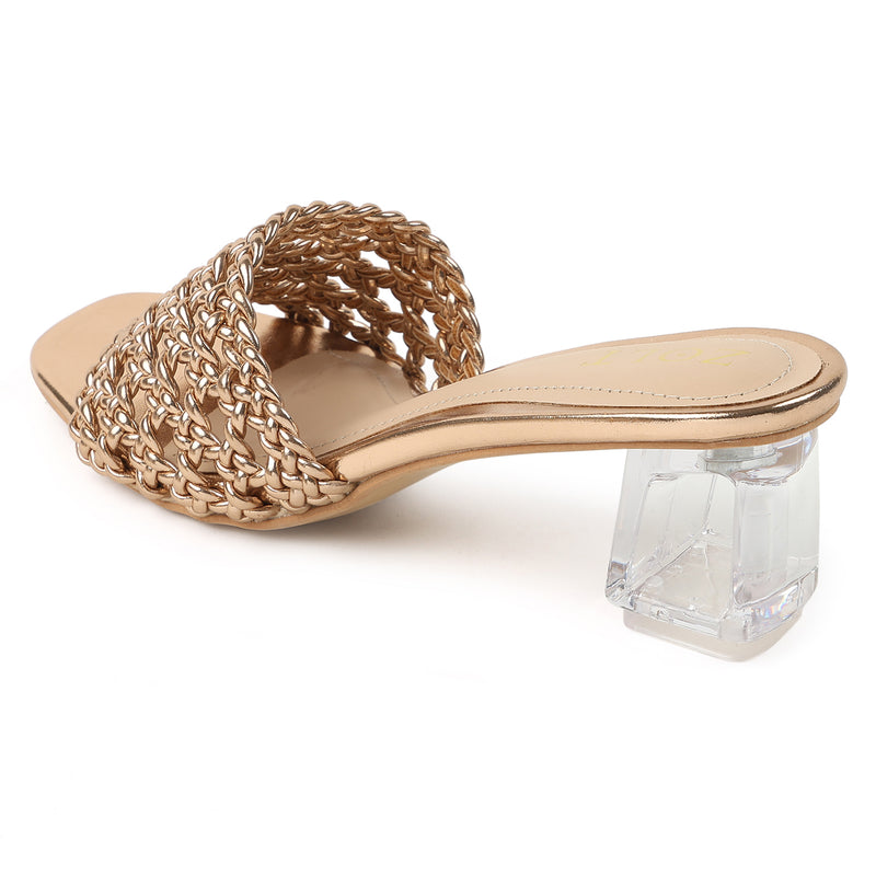 ZOLT Heel Crystal Clear Heels - ZHMS-MX-27